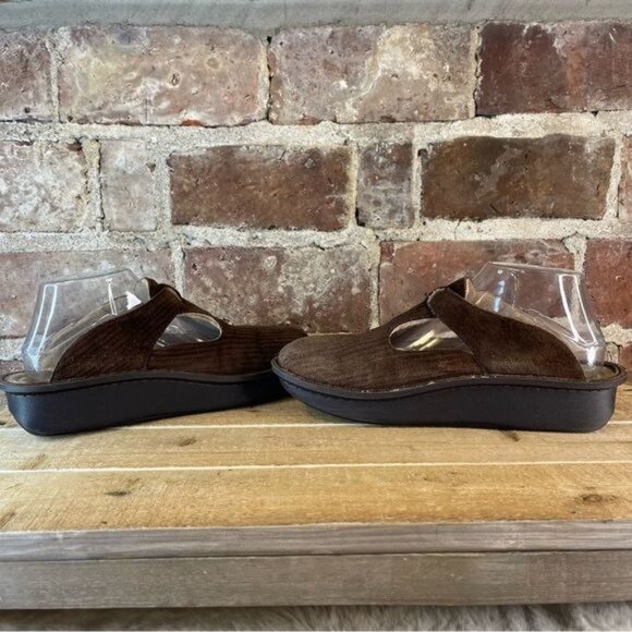 Alegria Classic Capt Corduroy Brown Mule Slip On Wedge Sz Sz 10** - Picture 4 of 9